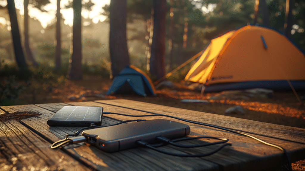 solar vs regular power bank for camping