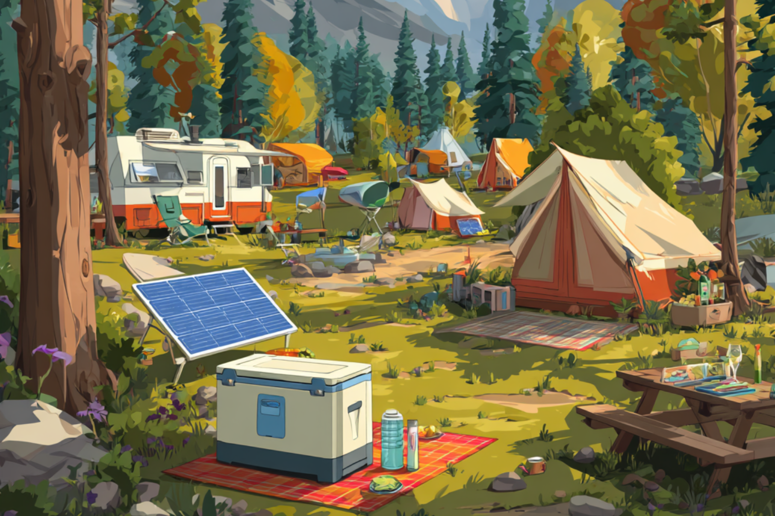 Solar-Powered Fridges