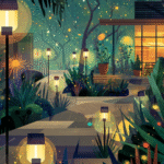 Solar-Powered Garden Lighting