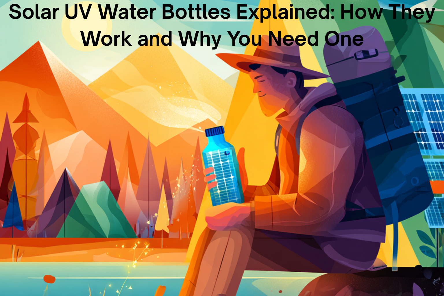 Solar UV Water Bottles