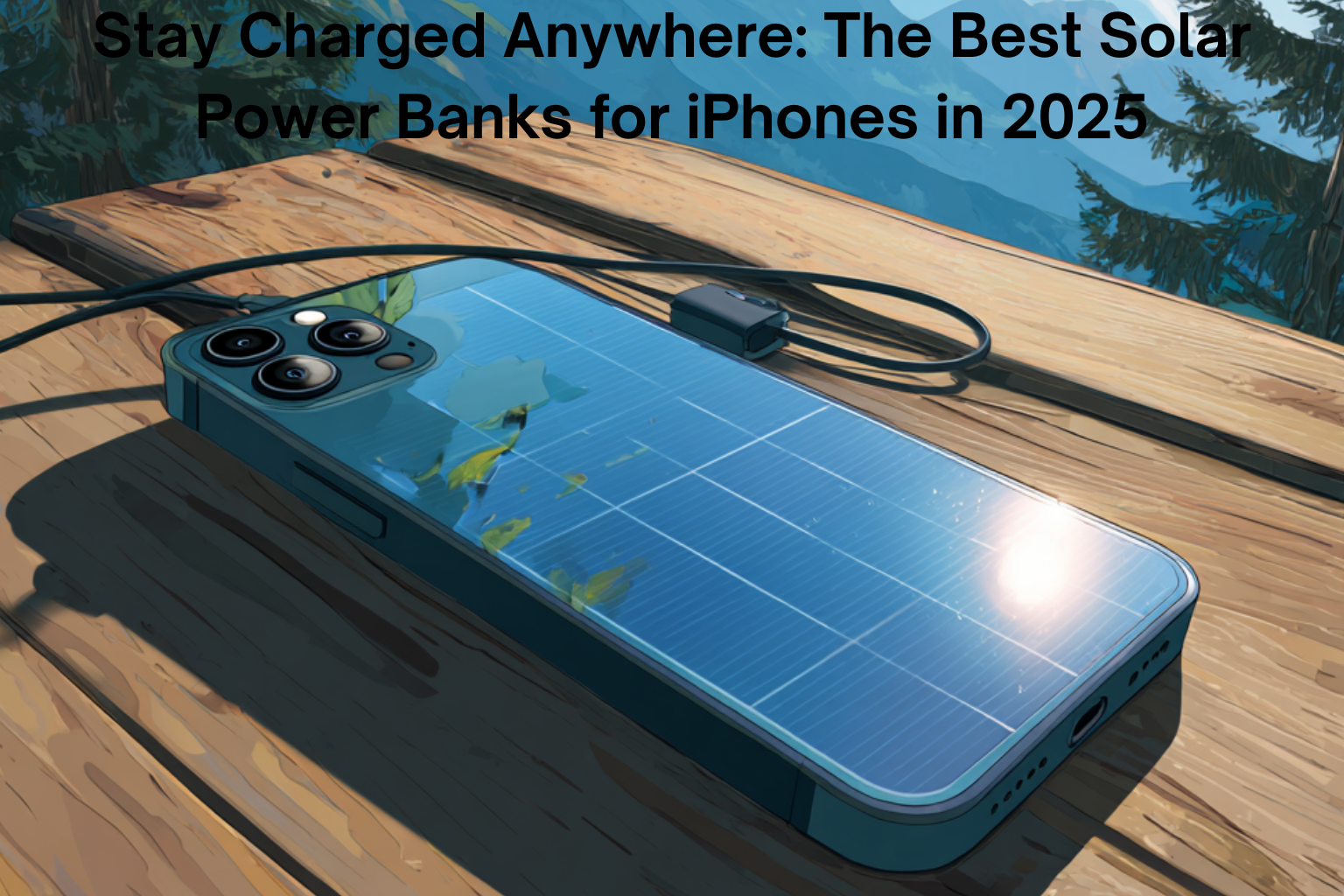 Solar Power banks for iphones