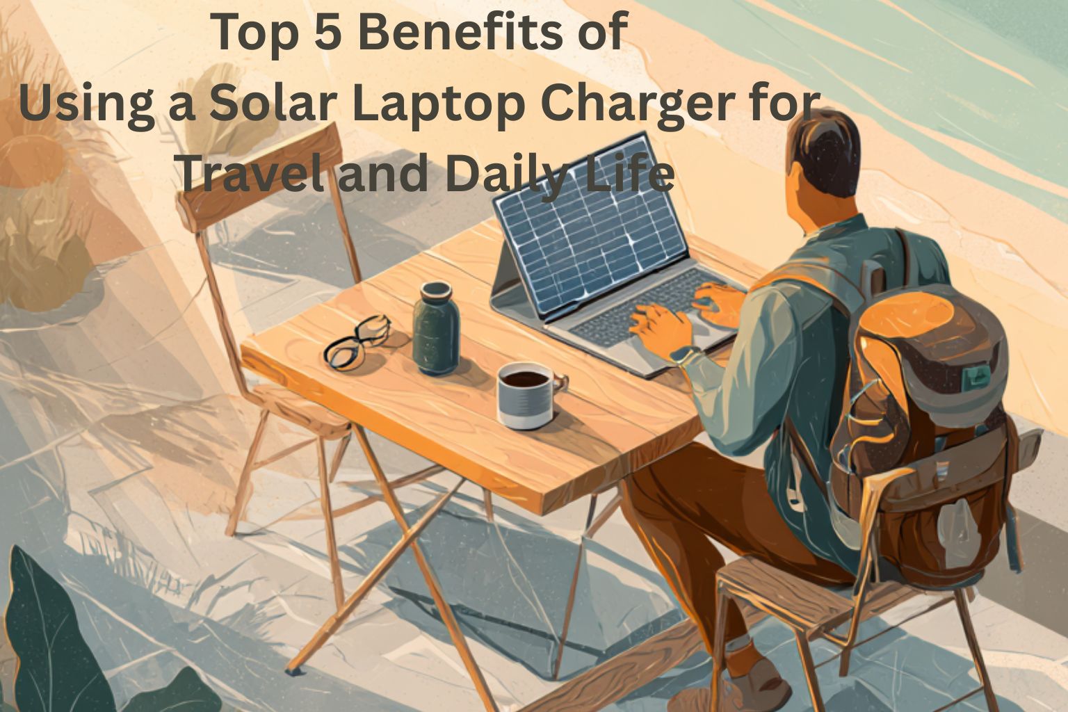 Solar Laptop Charger for
