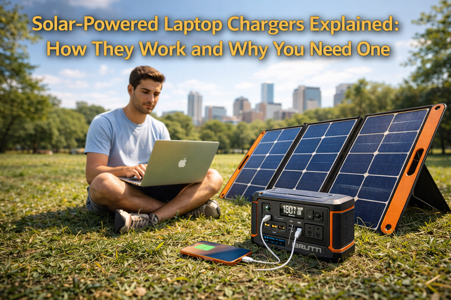 Solar-Powered Laptop Chargers