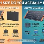 100W vs 200W solar panel