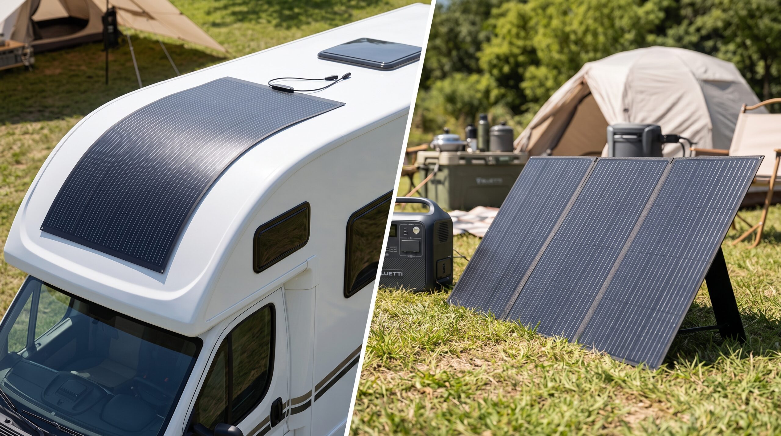 foldable vs flexible solar panels